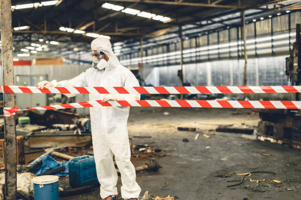 Professional Biohazard technician working in Homestead, PA